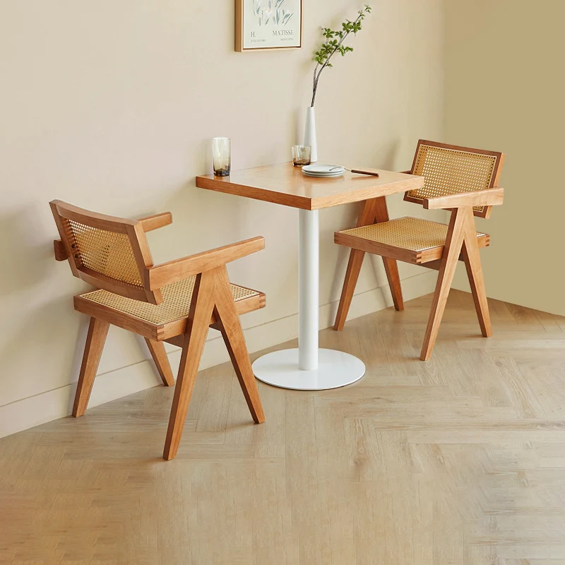 Contemporary Nordic Square Medium Density Fiberboard Steel End Table 1-Tier For Living Room