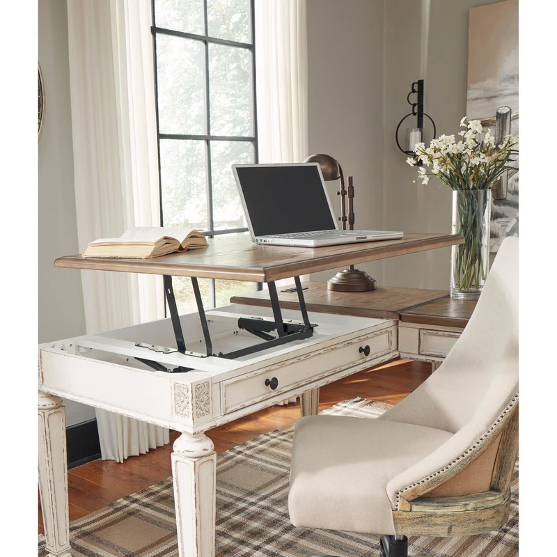 Signature Design by Ashley Realyn H743-134 Home Office Lift Top Desk