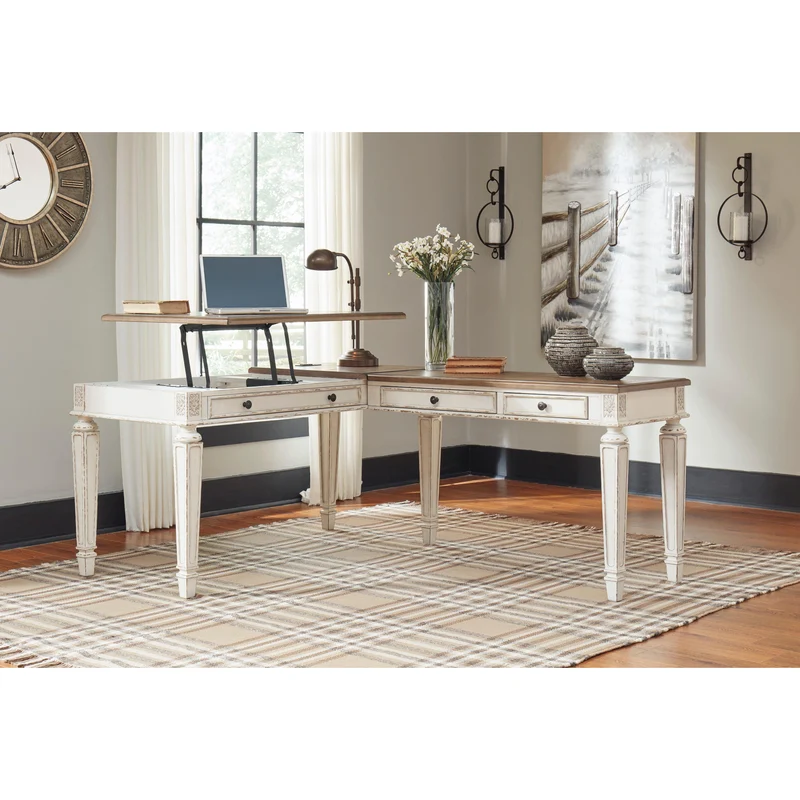 Signature Design by Ashley Realyn H743-134 Home Office Lift Top Desk