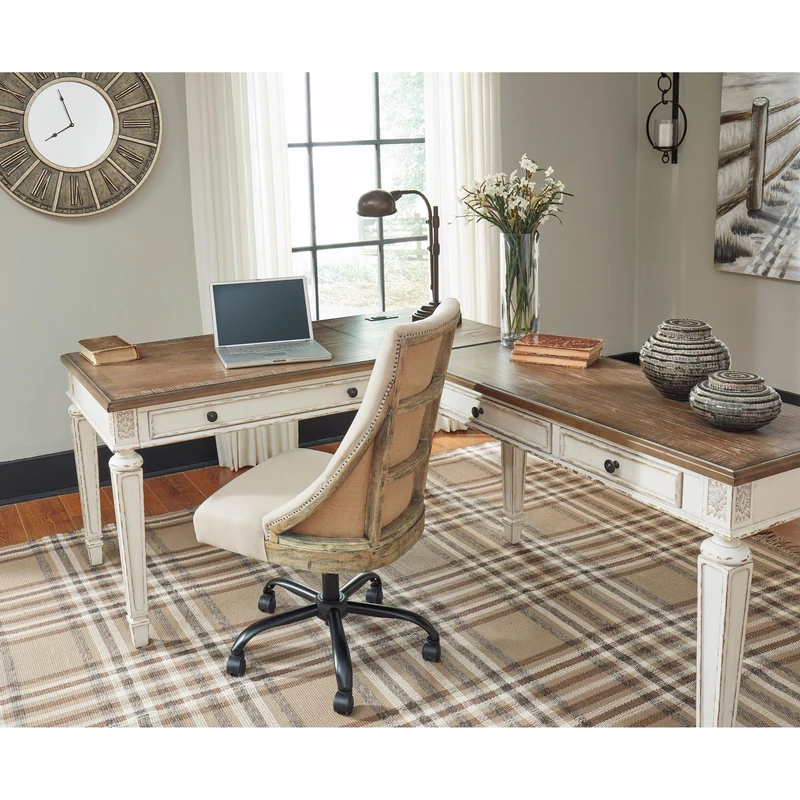 Signature Design by Ashley Realyn H743-134 Home Office Lift Top Desk
