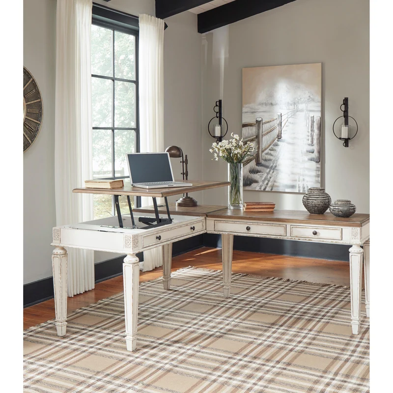 Signature Design by Ashley Realyn H743-134 Home Office Lift Top Desk