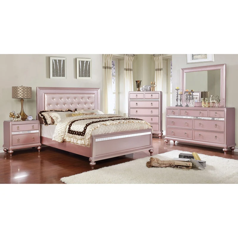 Furniture of America Avior Dresser Mirror CM7170RG-M