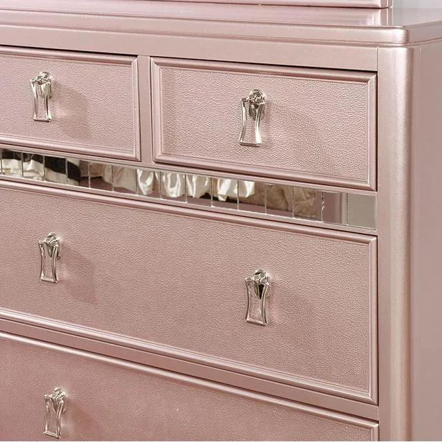 Furniture of America Avior 5-Drawer Chest CM7170RG-C
