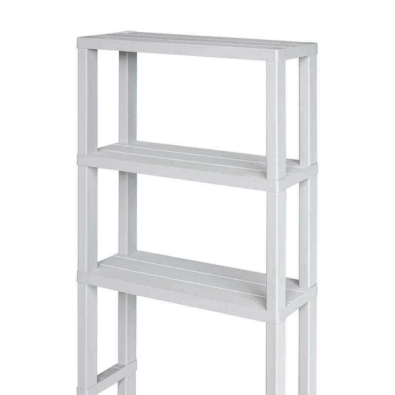 Estante Organizador 3 Niveles para Baño Gris Hielo