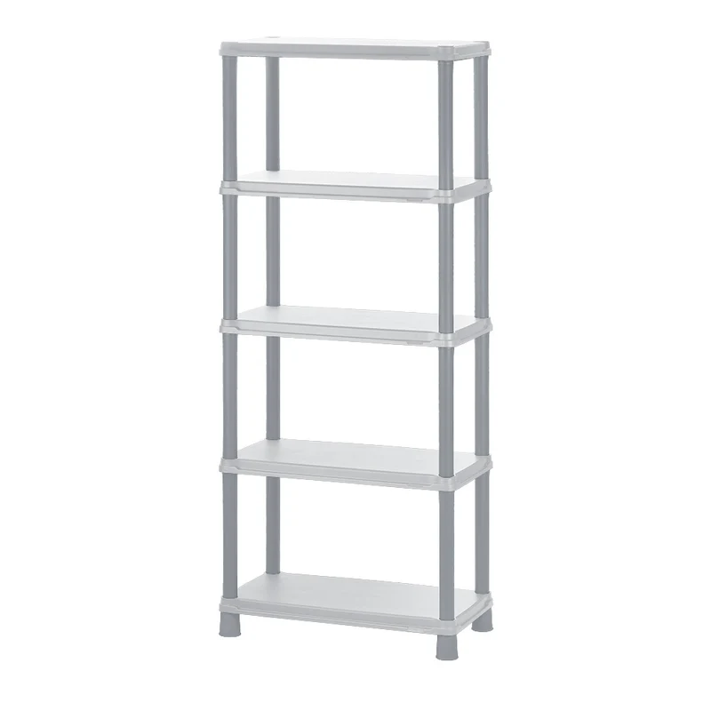 Estante Multifuncional de 5 Niveles Sólido 15" Gris