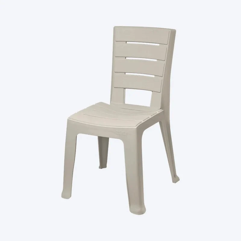 Combo Comedor Familiar Barú (1 Mesa + 6 Sillas sin Brazos) Gris Hielo