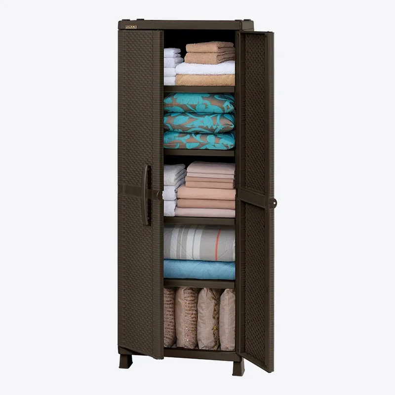 Combo Cocina Rattan (Armario Grande + Armario Mediano) Wengue