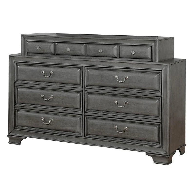 Furniture of America Brandt 10-Drawer Dresser CM7302GY-D
