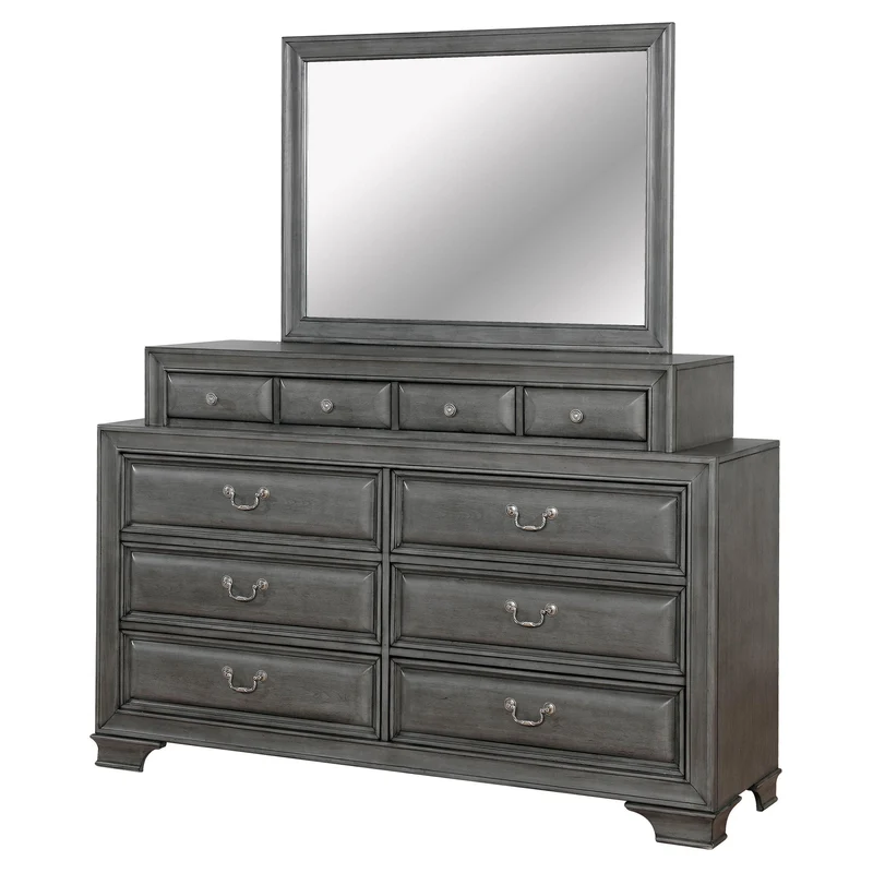 Furniture of America Brandt 10-Drawer Dresser CM7302GY-D
