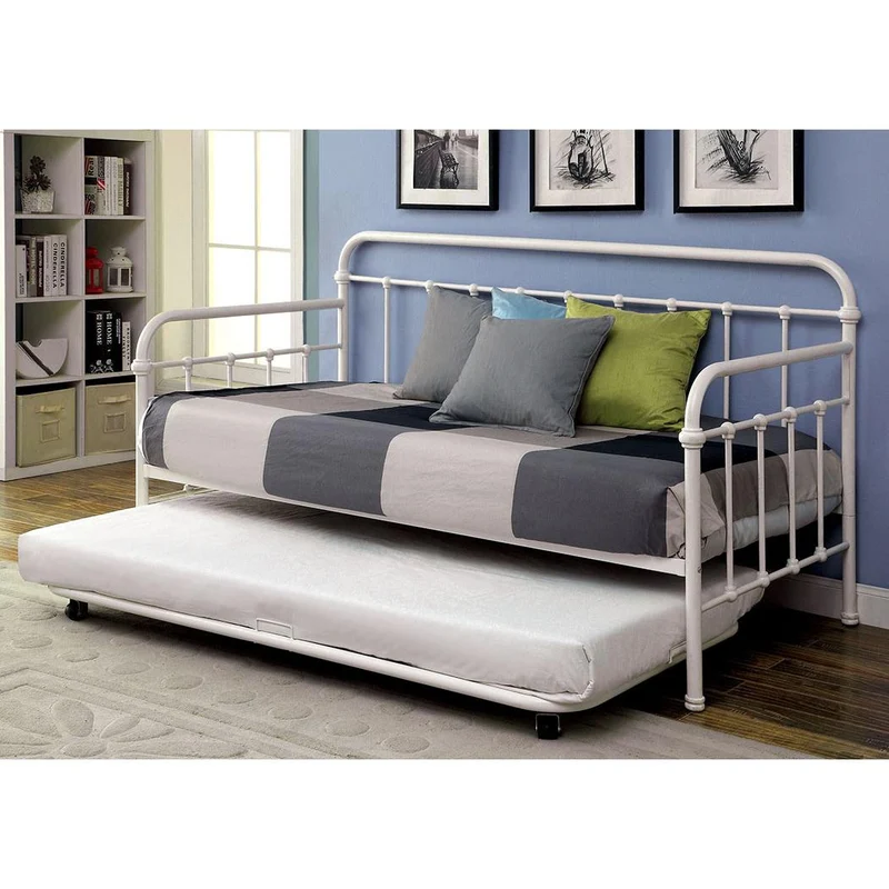 Furniture of America Kids Beds Trundle Bed CM1925WH-TR