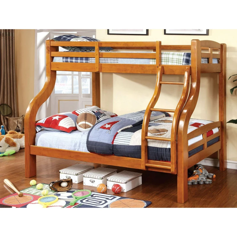 Furniture of America Solpine CM-BK618 Twin/Full Bunk Bed