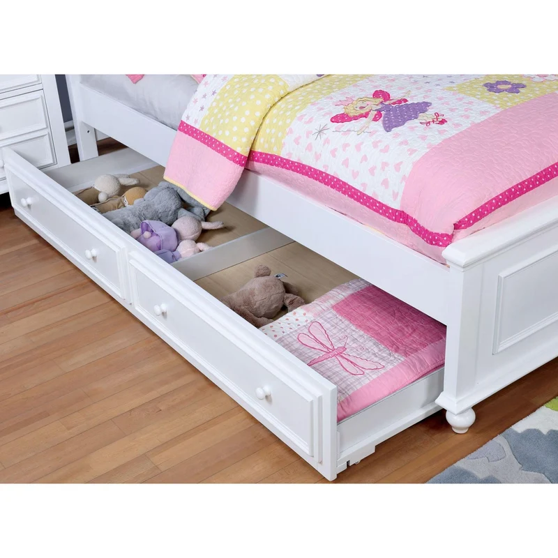 Furniture of America Kids Beds Trundle Bed CM7155WH-TR