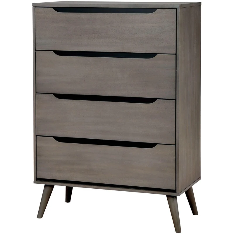 Furniture of America Lennart 5-Drawer Chest CM7386GY-C