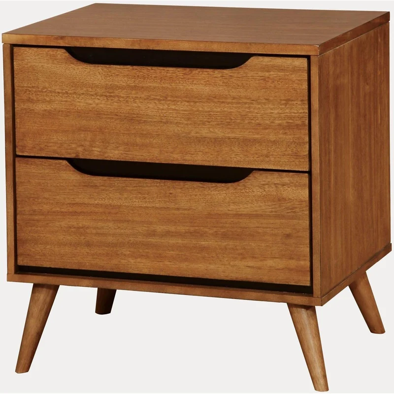 Furniture of America Lennart 2-Drawer Nightstand CM7386A-N