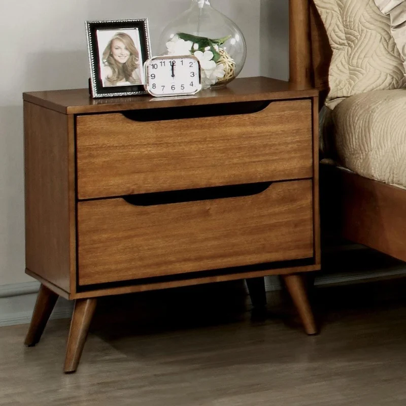 Furniture of America Lennart 2-Drawer Nightstand CM7386A-N