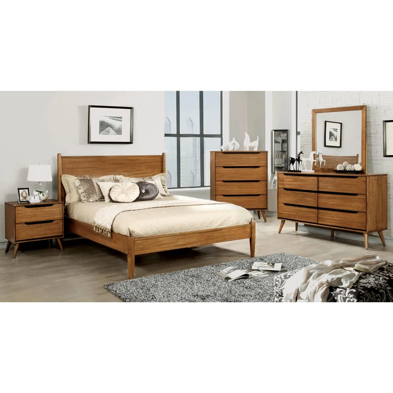 Furniture of America Lennart 2-Drawer Nightstand CM7386A-N