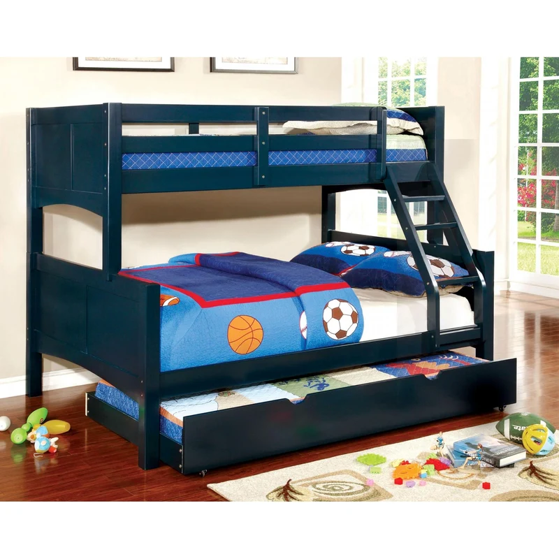 Furniture of America Kids Beds Trundle Bed CM-TR452-BL