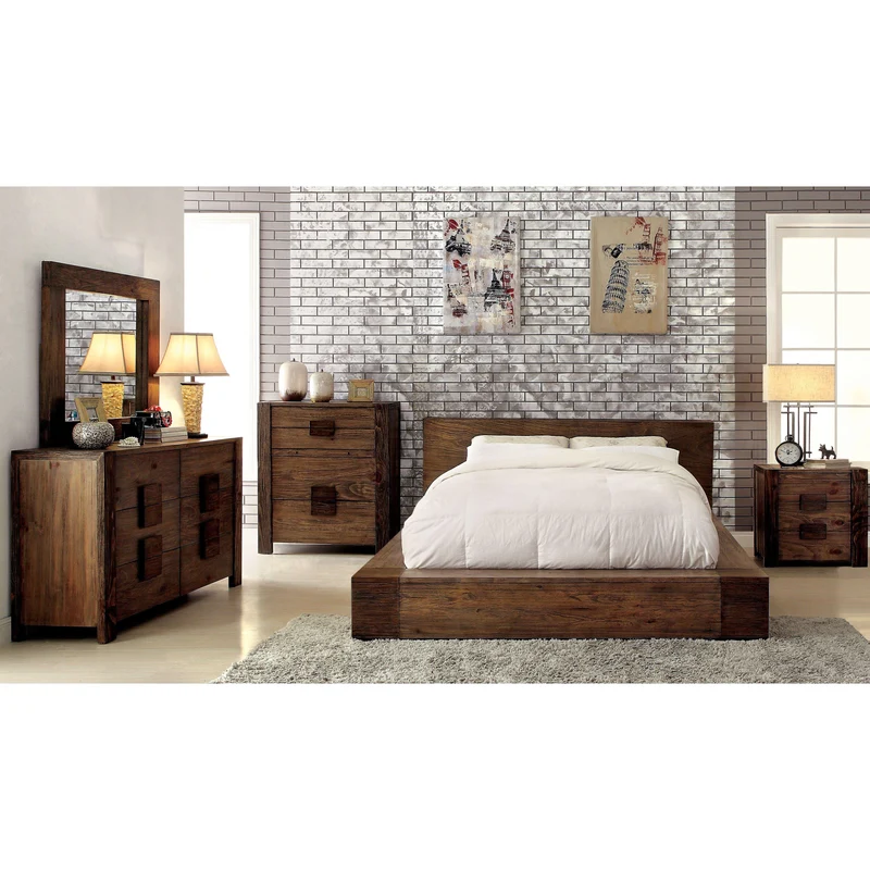 Furniture of America Janeiro Dresser Mirror CM7628M