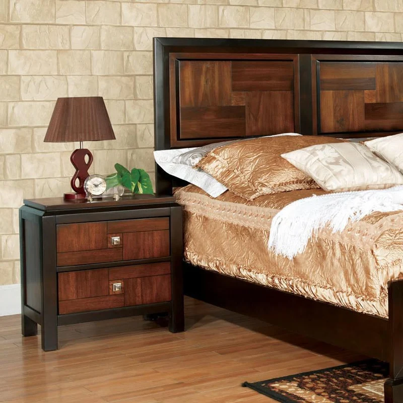 Furniture of America Patra 2-Drawer Nightstand CM7152N
