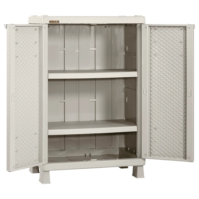 Armario Mediano Apariencia Rattan Taupe
