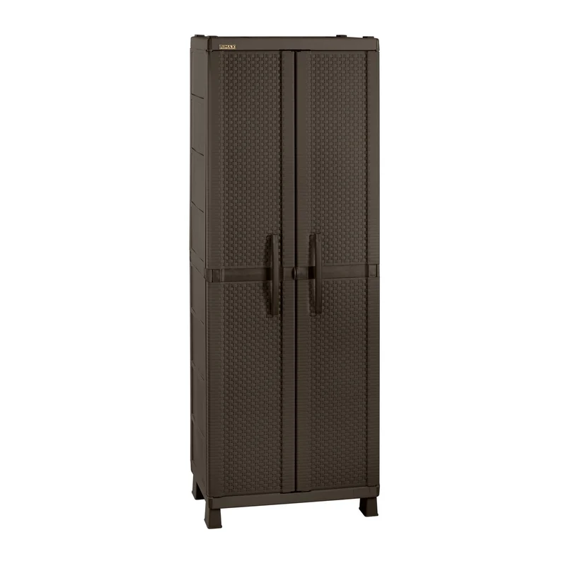 Armario Grande Apariencia Rattan Wengue