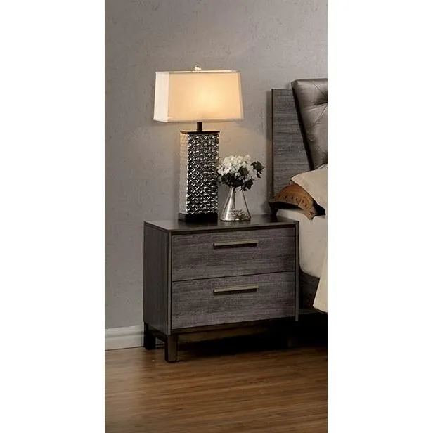 Furniture of America Manvel 2-Drawer Nightstand CM7867N