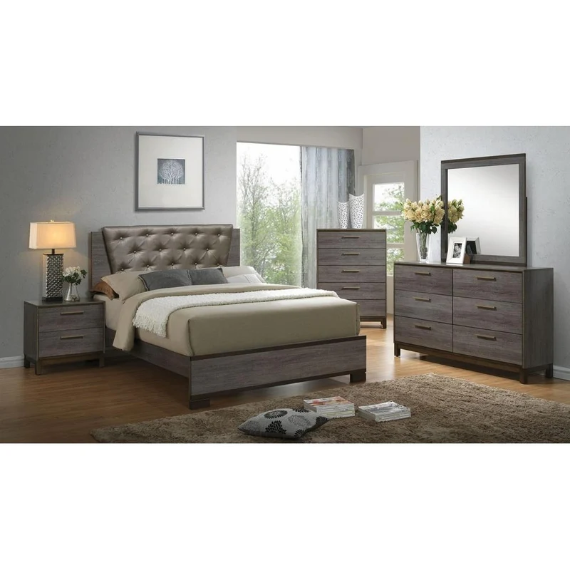Furniture of America Manvel 2-Drawer Nightstand CM7867N