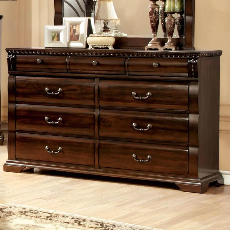 Furniture of America Burleigh 9-Drawer Dresser CM7791D