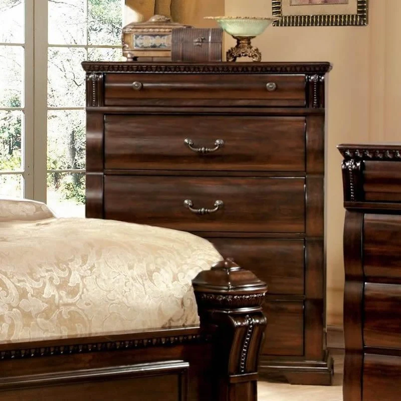 Furniture of America Burleigh 5-Drawer Chest CM7791C