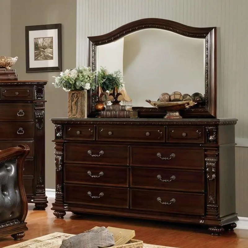 Furniture of America Fort Worth Dresser Mirror CM7858M