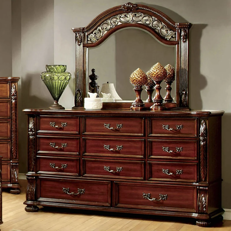 Furniture of America Arthur Dresser Mirror CM7587M
