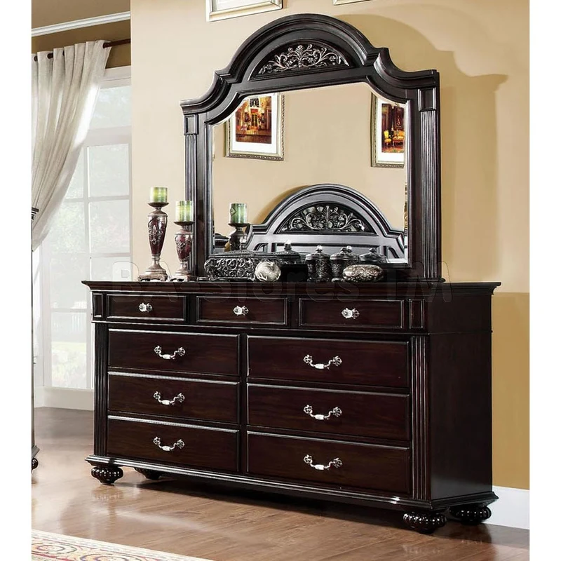 Furniture of America Syracuse Dresser Mirror CM7129M