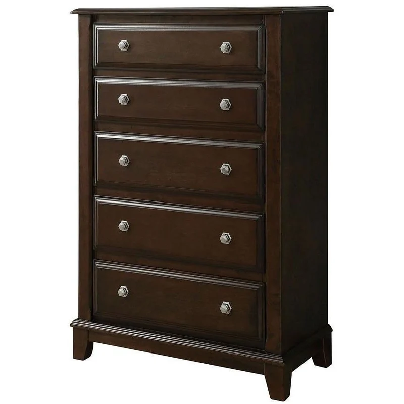 Furniture of America Litchville 5-Drawer Chest CM7383C
