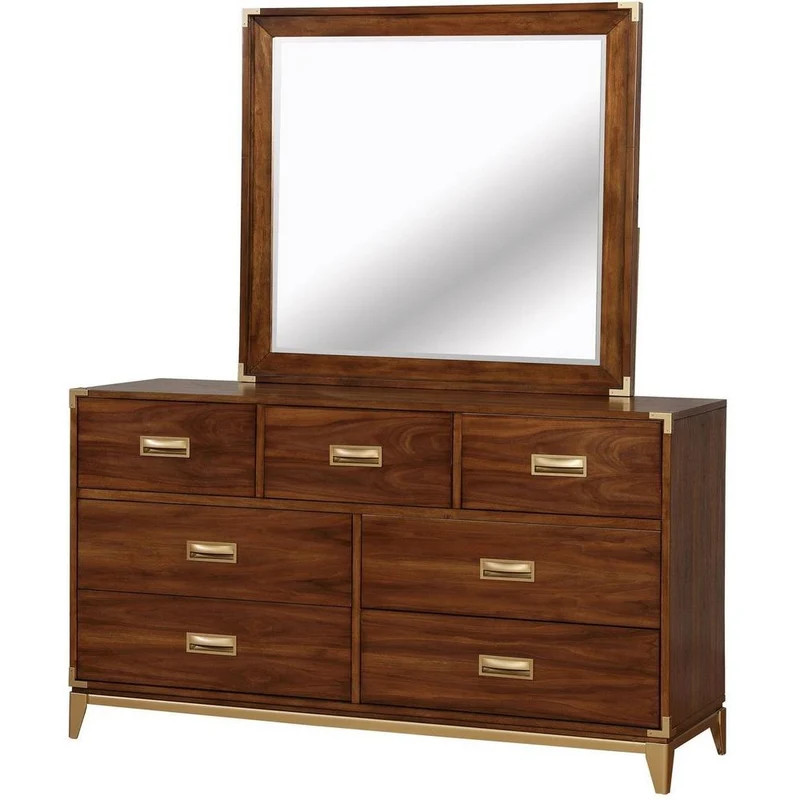 Furniture of America Tychus Dresser Mirror CM7559M
