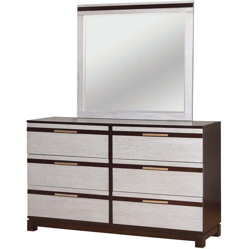Furniture of America Euclid Dresser Mirror CM7206M