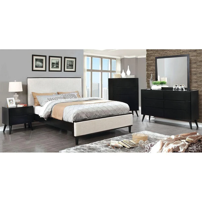 Furniture of America Lennart Dresser Mirror CM7386BK-M