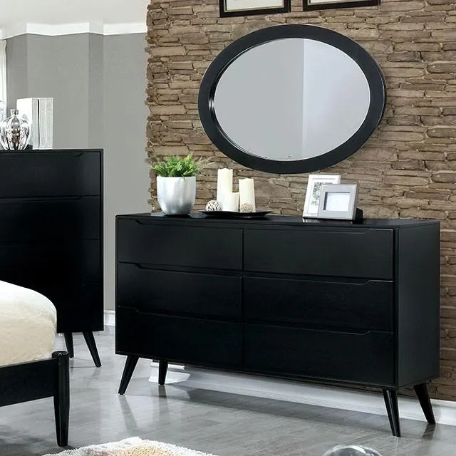 Furniture of America Lennart 6-Drawer Dresser CM7386BK-D