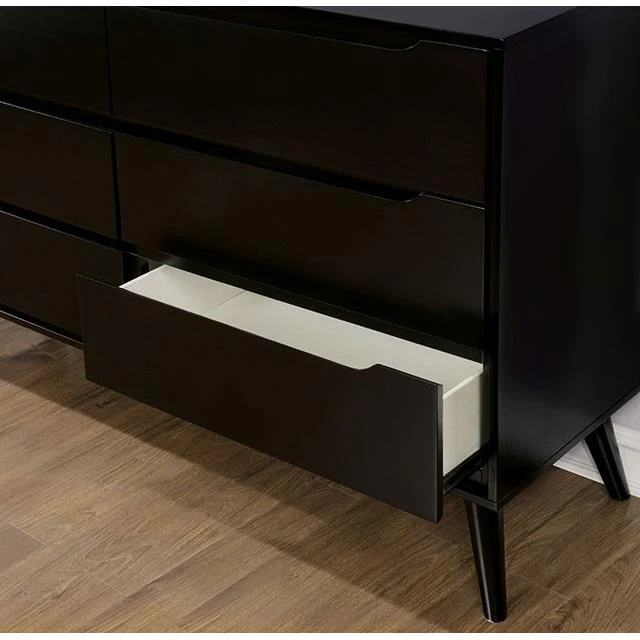 Furniture of America Lennart 6-Drawer Dresser CM7386BK-D