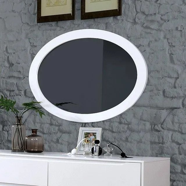 Furniture of America Lennart Dresser Mirror CM7386WH-MO