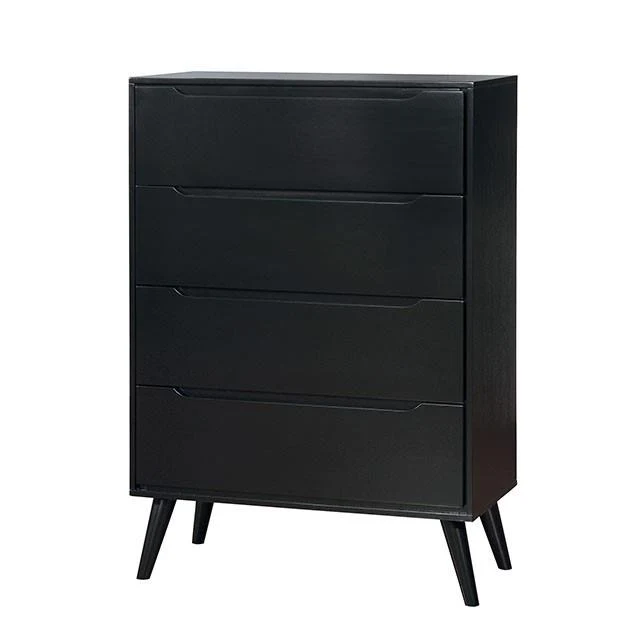 Furniture of America Lennart 4-Drawer Chest CM7386BK-C