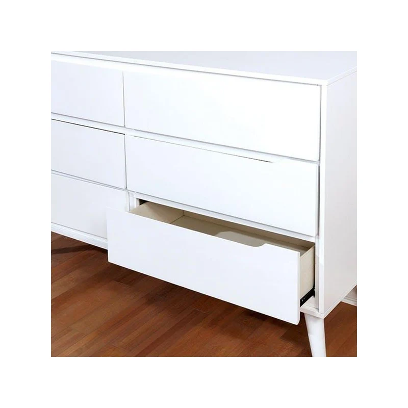 Furniture of America Lennart 6-Drawer Dresser CM7386WH-D