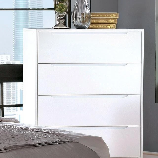 Furniture of America Lennart 4-Drawer Chest CM7386WH-C