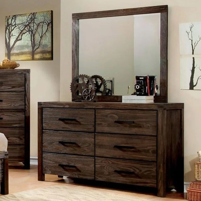 Furniture of America Rexburg Dresser Mirror CM7382M
