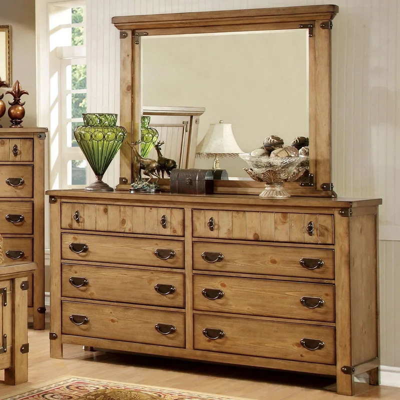 Furniture of America Pioneer Dresser Mirror CM7449M