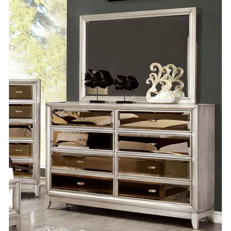 Furniture of America Golva 8-Drawer Dresser CM7295SV-D