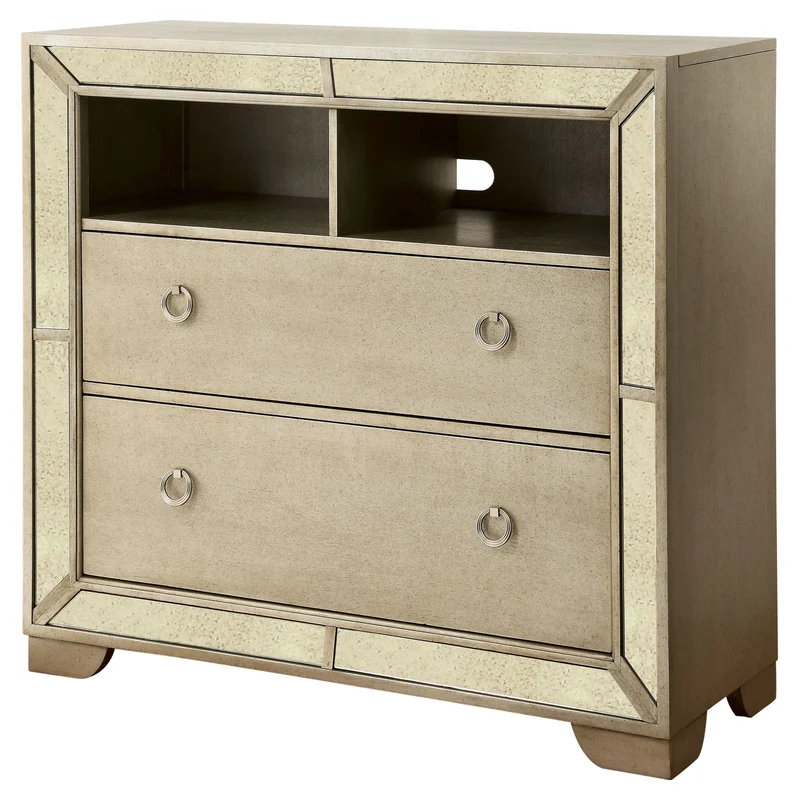 Furniture of America Loraine 2-Drawer Media Chest CM7195TV