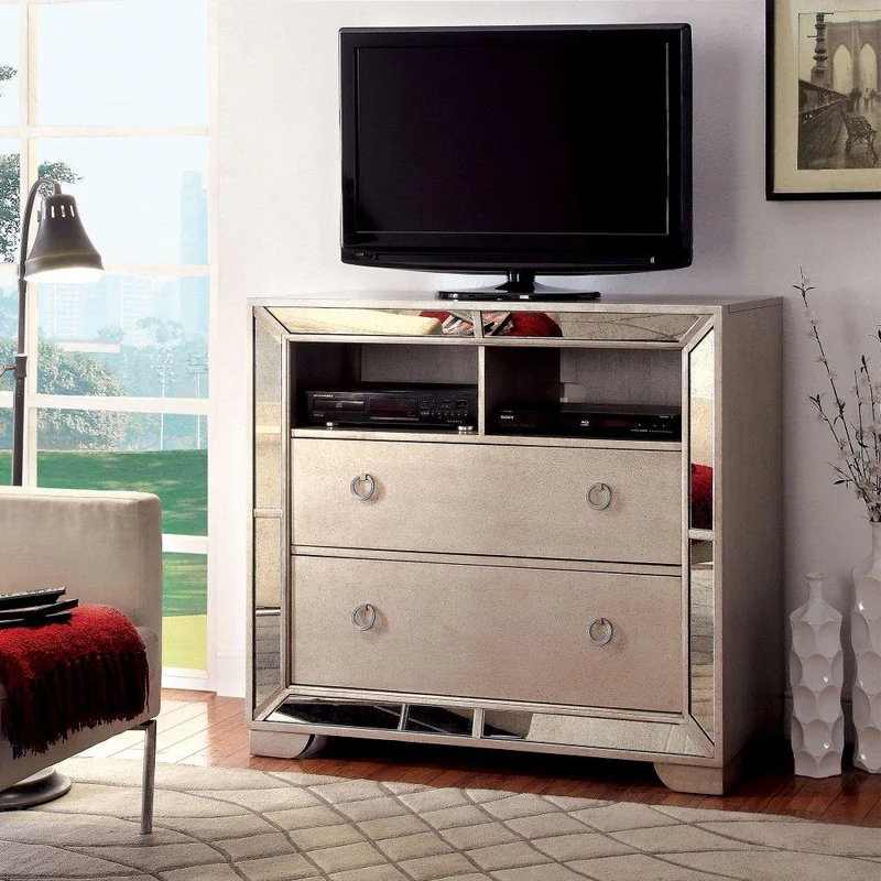 Furniture of America Loraine 2-Drawer Media Chest CM7195TV
