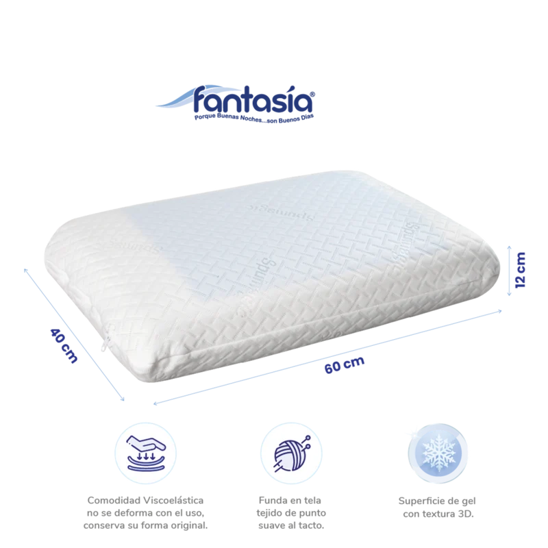 Almohada Spumagic Classic Gel Marca Fantasia