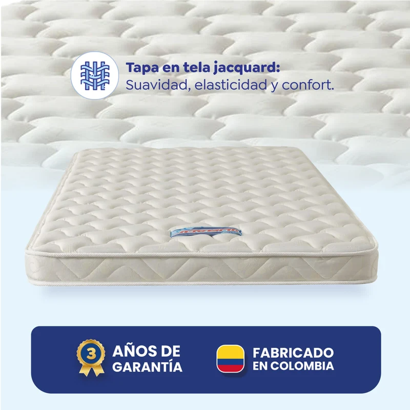 Colchóneta Juventi Sin Resosrte 120X190X10 Cm Marca Fantasía