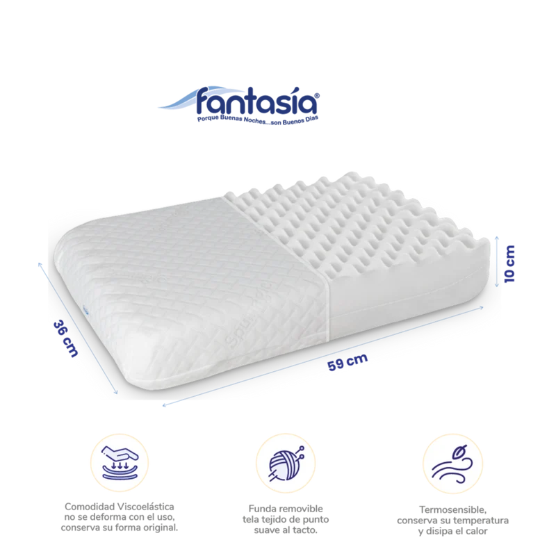 Almohada Spumagic Hybrid Plus Marca Fantasia Marca Fantasía